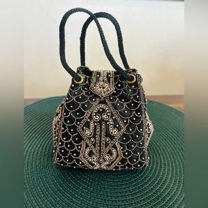 VINTAGE Beaded Mini Evening Bag